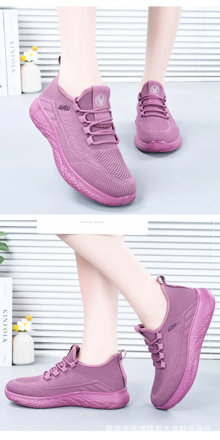 Old Beijing cloth shoes women's new middle-aged and elderly comfortable mom shoes non-slip soft bottom work shoes breathable casual sneaker — feature 10