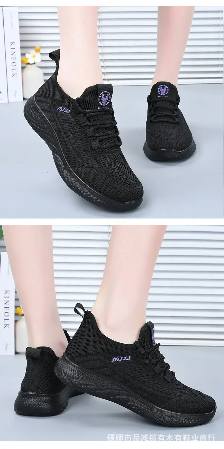 Old Beijing cloth shoes women's new middle-aged and elderly comfortable mom shoes non-slip soft bottom work shoes breathable casual sneaker — feature 13