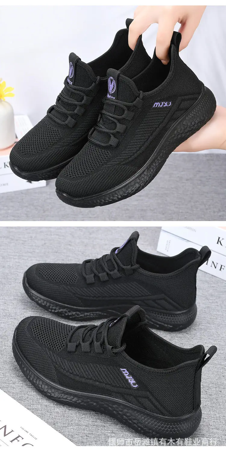 Old Beijing cloth shoes women's new middle-aged and elderly comfortable mom shoes non-slip soft bottom work shoes breathable casual sneaker — feature 15