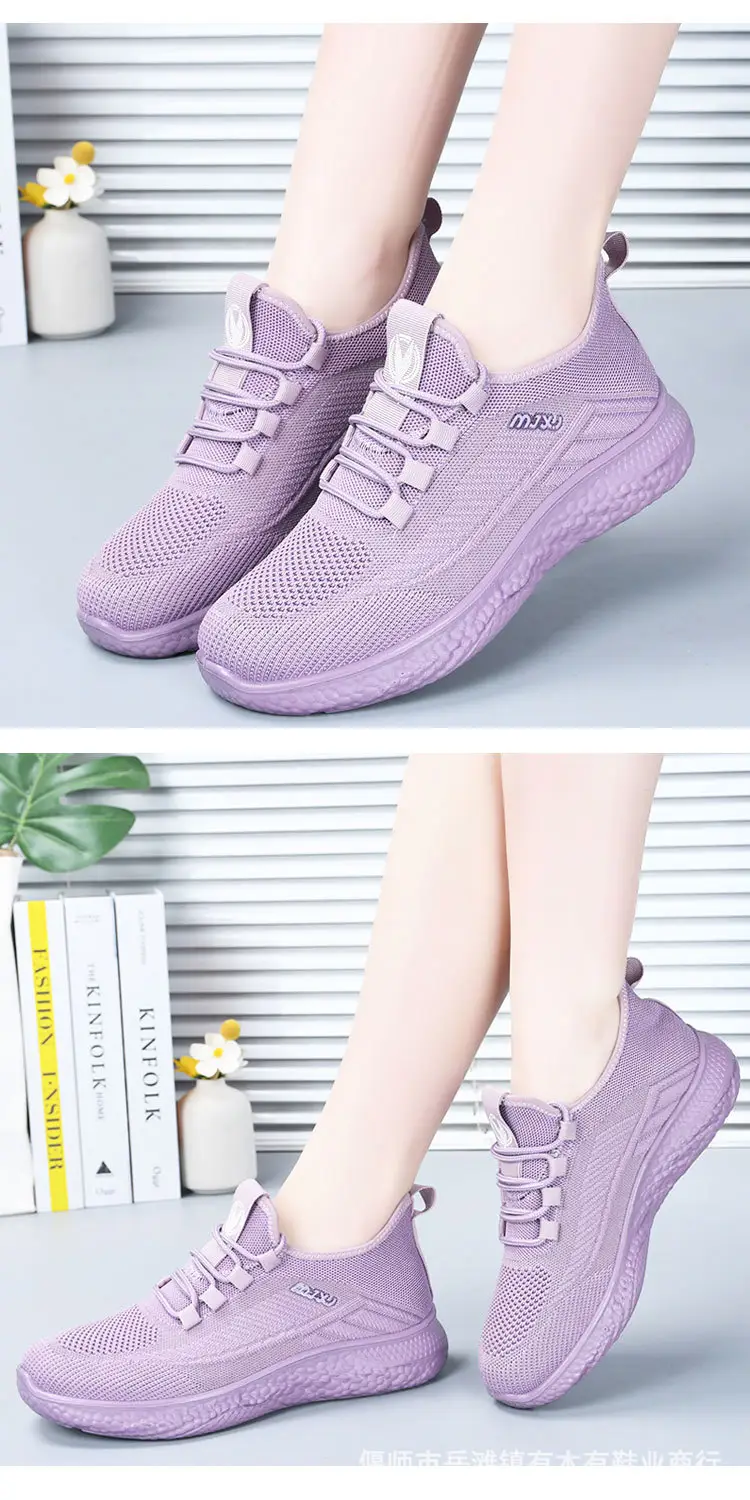 Old Beijing cloth shoes women's new middle-aged and elderly comfortable mom shoes non-slip soft bottom work shoes breathable casual sneaker — feature 8