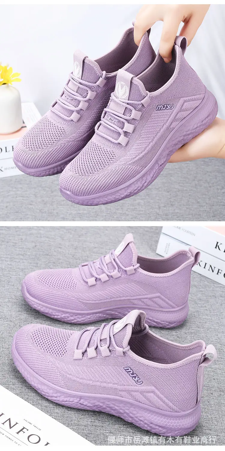 Old Beijing cloth shoes women's new middle-aged and elderly comfortable mom shoes non-slip soft bottom work shoes breathable casual sneaker — feature 9