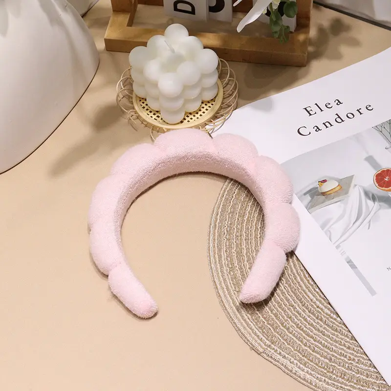 Pink Soft Round Headband for Women - Image 8