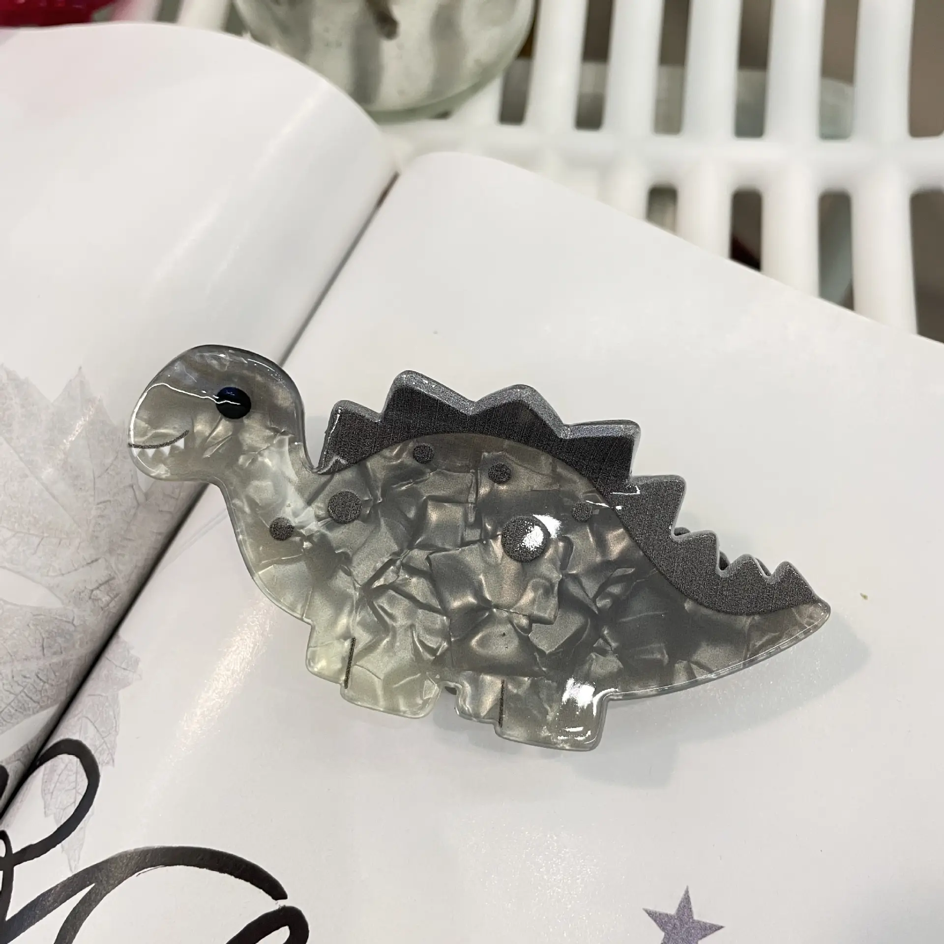 Acrylic Dinosaur Hair Clip for Girls - Image 5