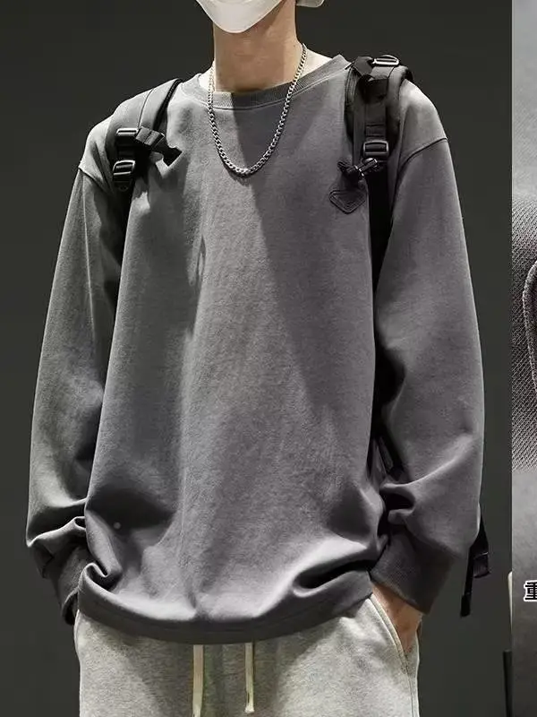 Men's Grey Logo Sweatshirt with Backpack - Image 8