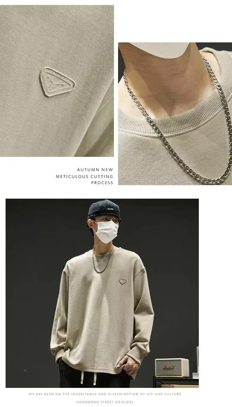 Men's Grey Logo Sweatshirt with Backpack — feature 5