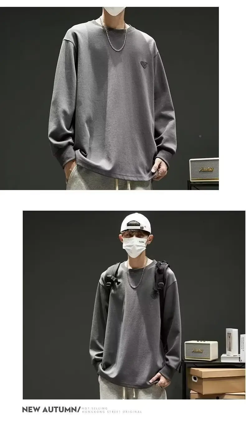 Men's Grey Logo Sweatshirt with Backpack — feature 7