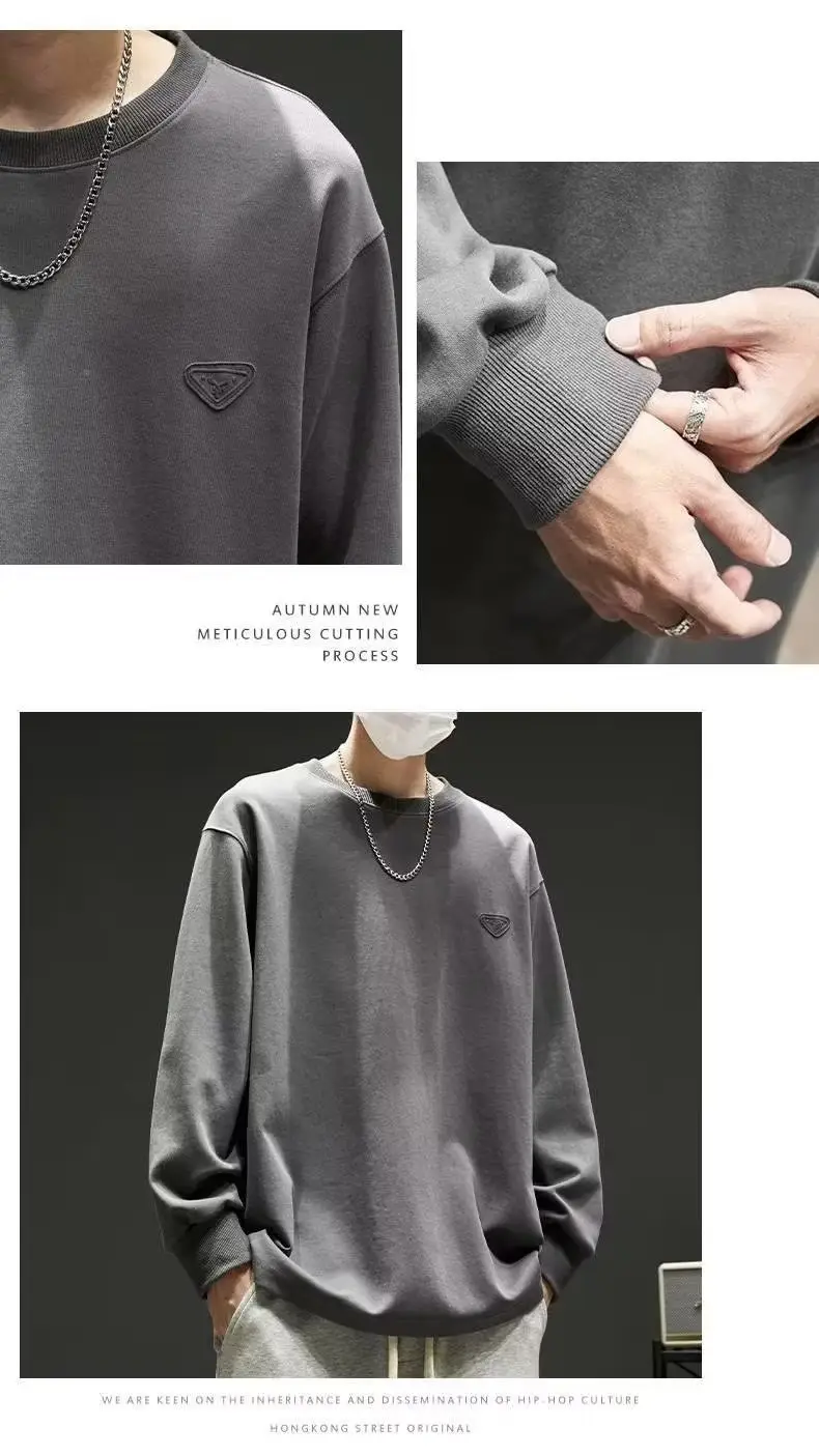 Men's Grey Logo Sweatshirt with Backpack — feature 8