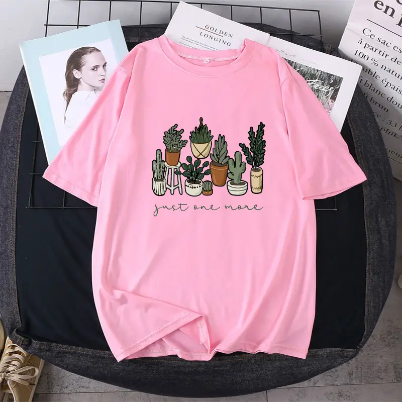Pink Printed T-Shirt for Women Summer 2025 - Image 5