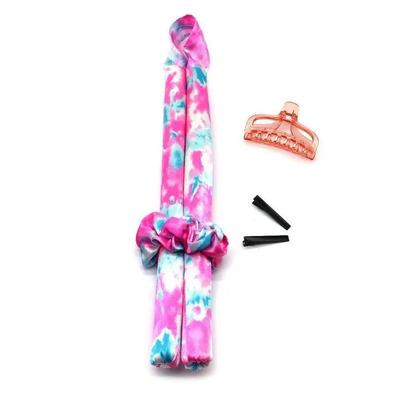 Leopard Print Hair Curler with Foam Base