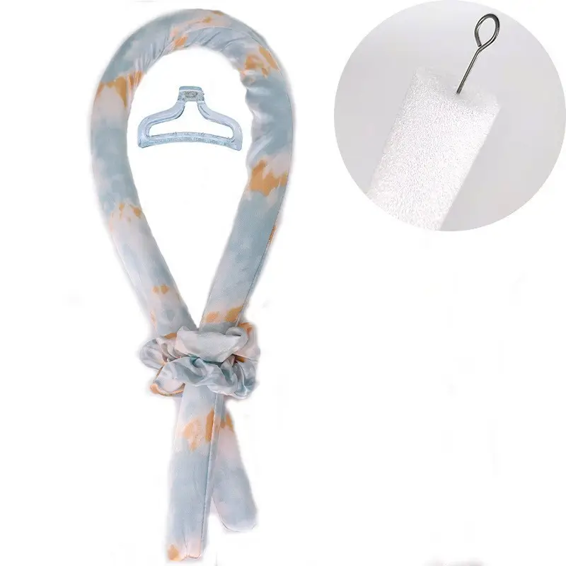 Leopard Print Hair Curler with Foam Base