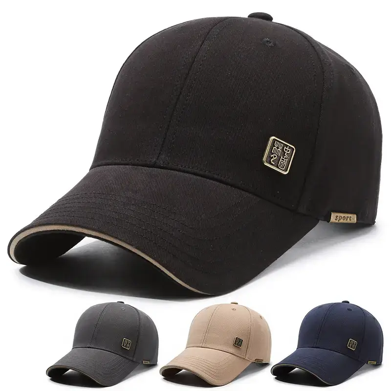 Men's Black Baseball Cap All-Match Travel - Image 6
