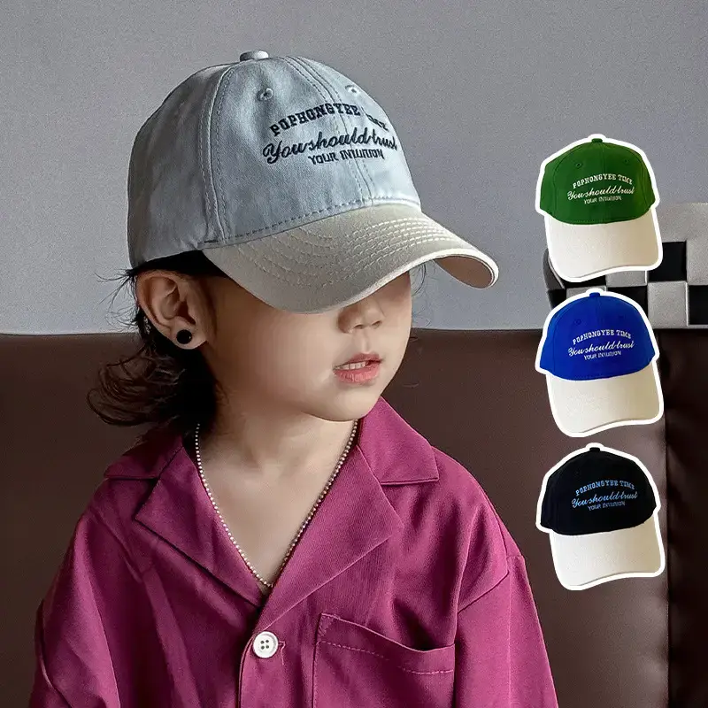 Autumn Green Cap for Boys Girls Casual Sun Protection - Image 5