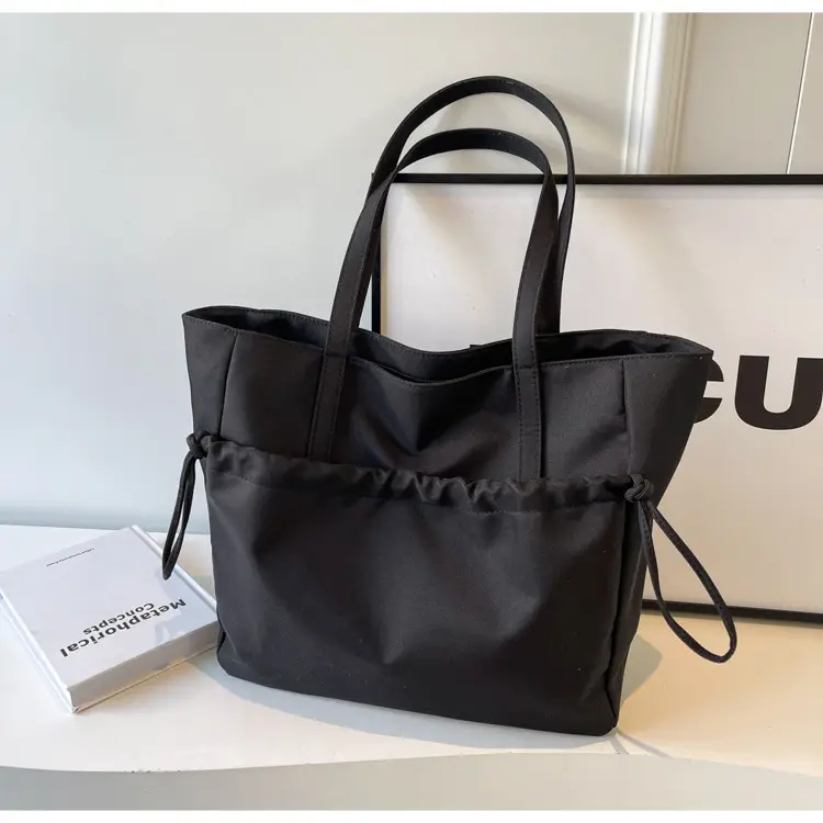 New Beige Drawstring Tote Bag for Women — feature 15