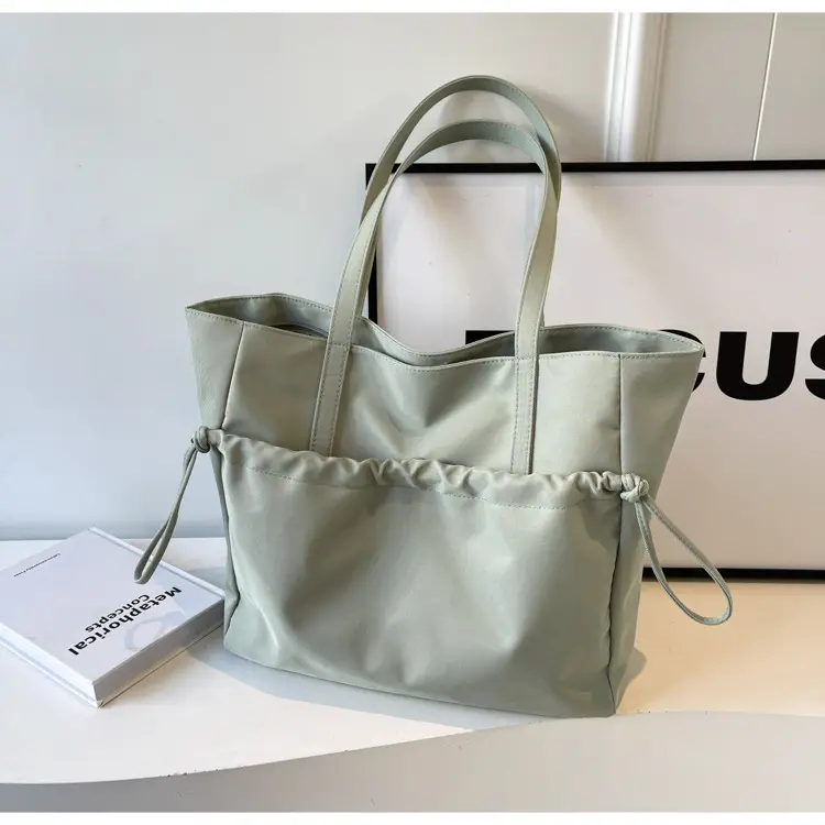 New Beige Drawstring Tote Bag for Women — feature 18