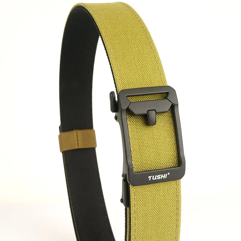Tactical Green Nylon Belt for Men - Image 3