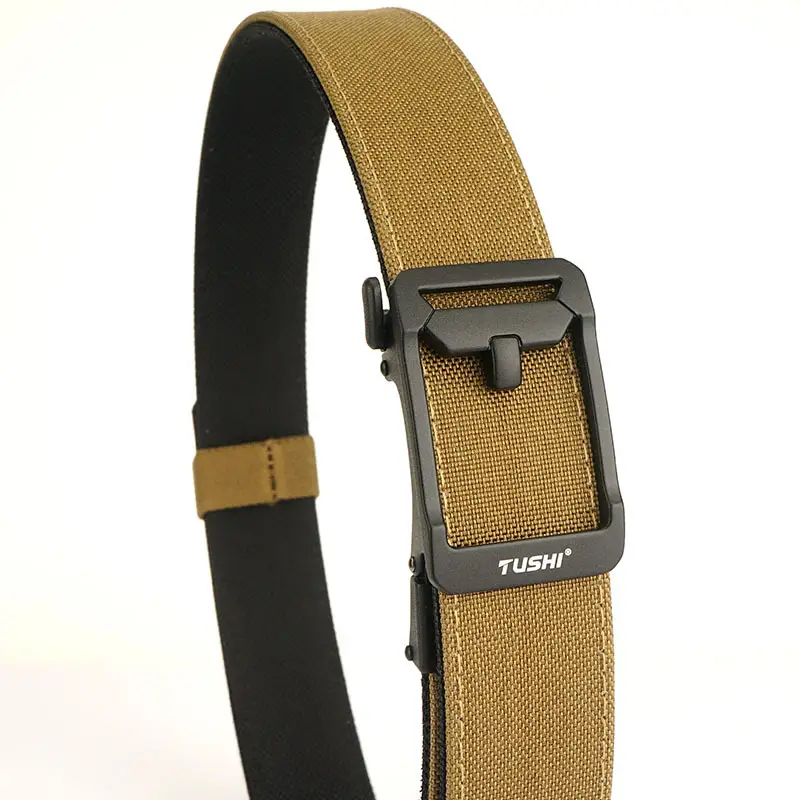Tactical Green Nylon Belt for Men - Image 4