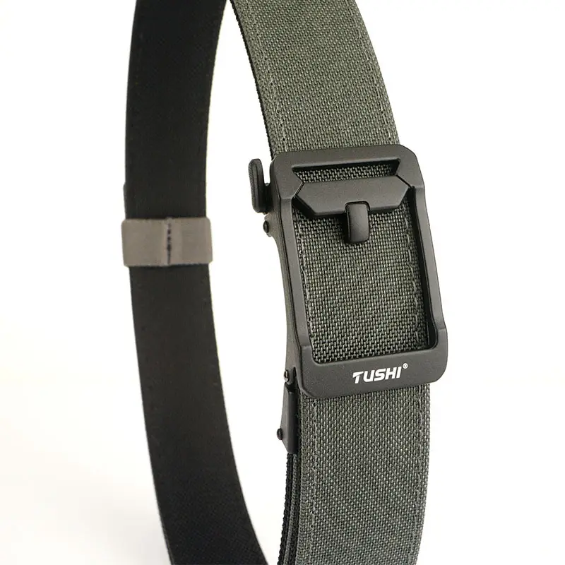 Tactical Green Nylon Belt for Men - Image 5
