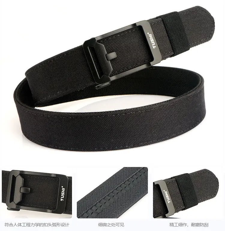 Tactical Green Nylon Belt for Men — feature 14