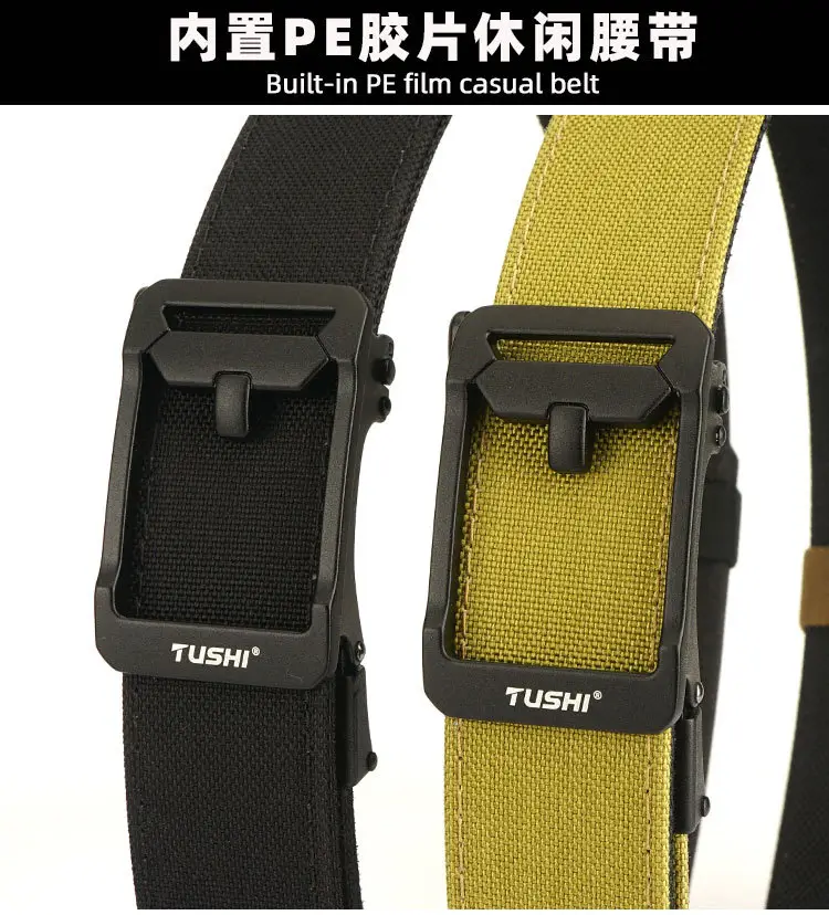 Tactical Green Nylon Belt for Men — feature 6