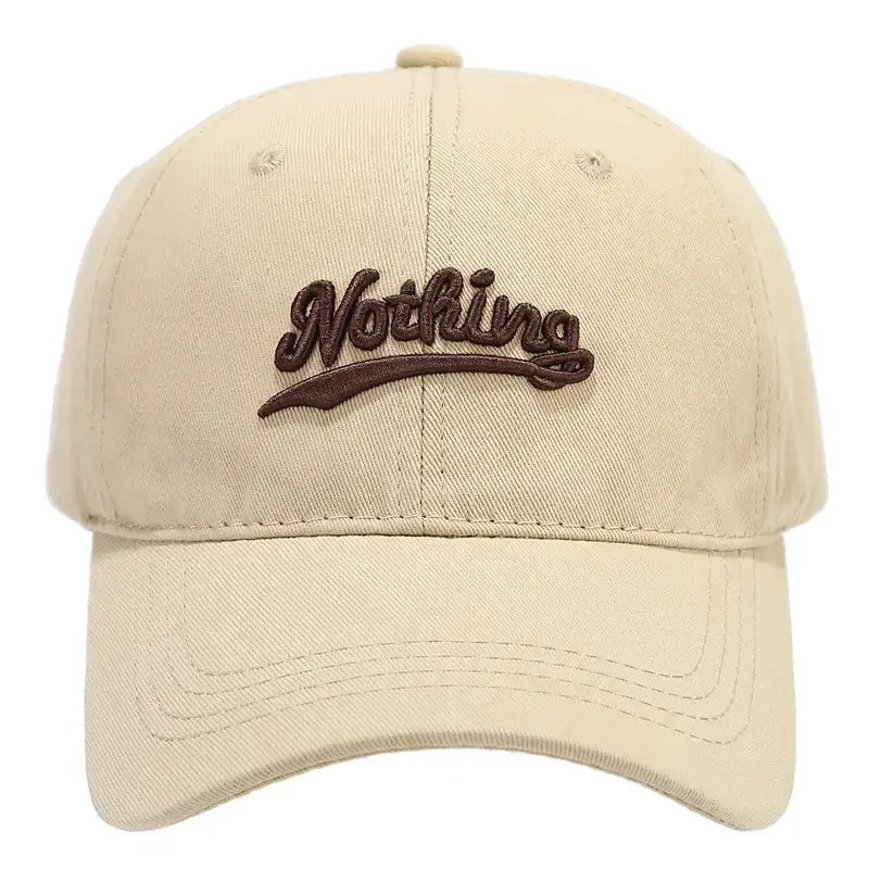 Coffee Color Embroidered Baseball Cap for Men - Image 26