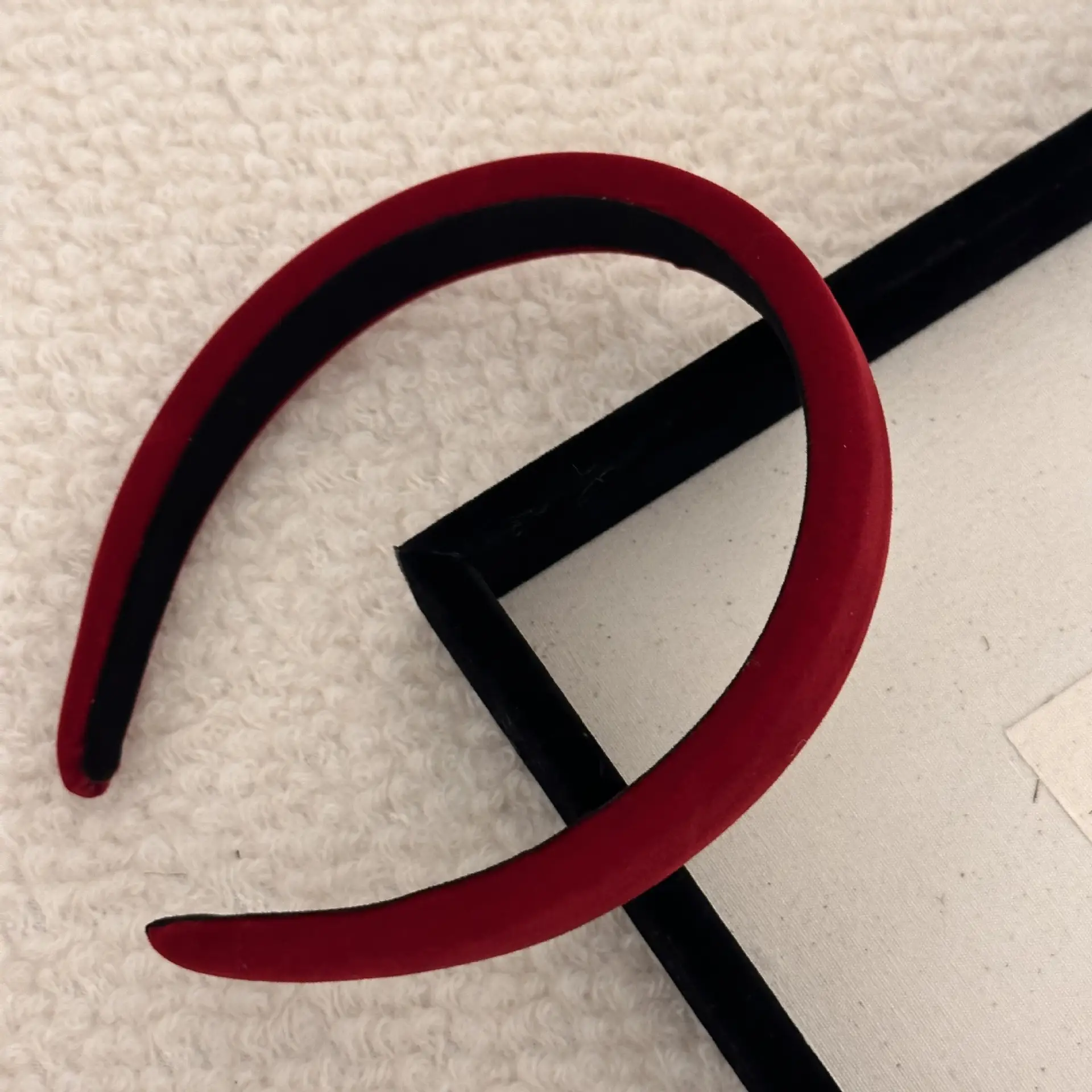 Black Velvet Hair Band with Retro Design