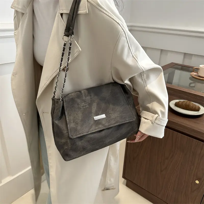 Korean Style Chain Tote Bag Women 2024 New Fashion - Image 6