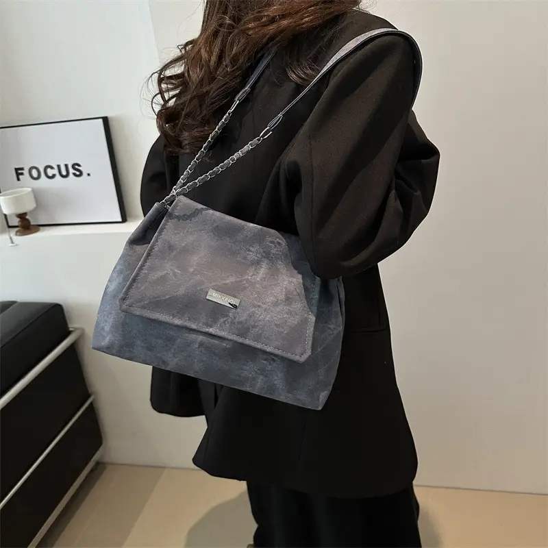 Korean Style Chain Tote Bag Women 2024 New Fashion - Image 7