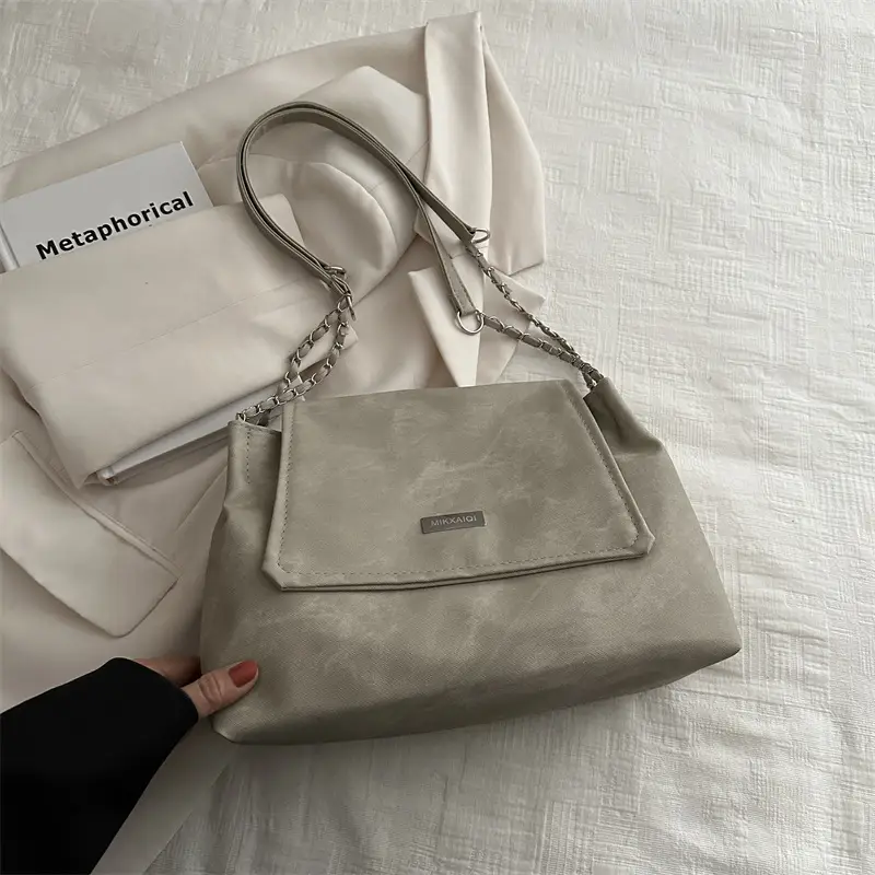 Korean Style Chain Tote Bag Women 2024 New Fashion - Image 3