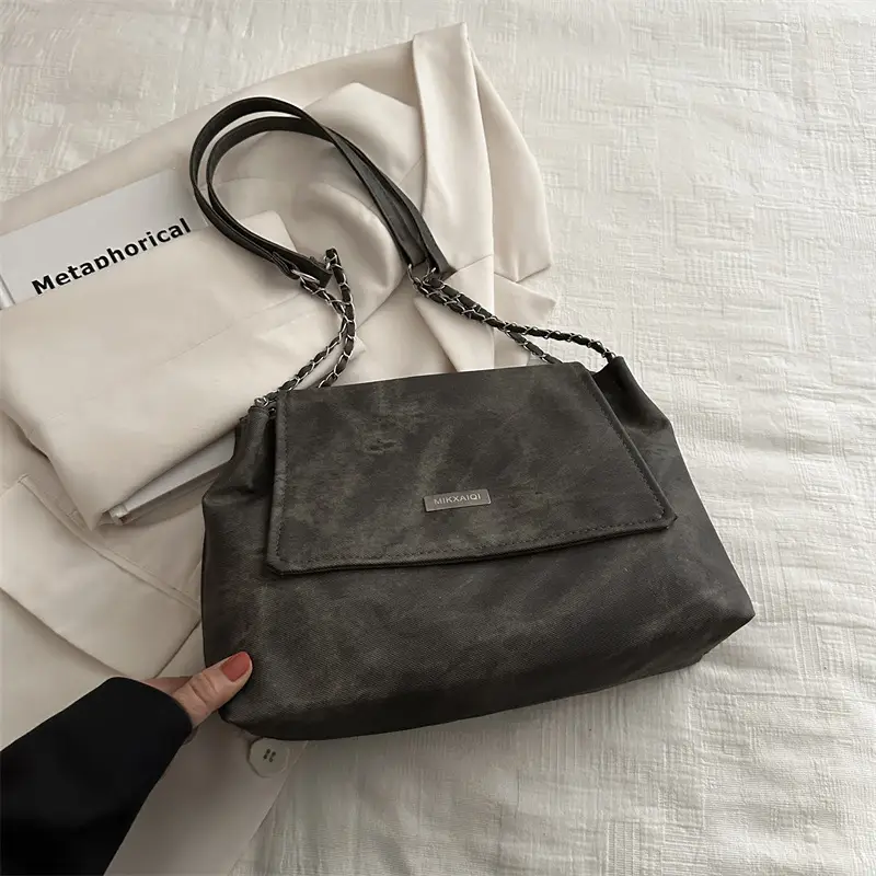 Korean Style Chain Tote Bag Women 2024 New Fashion - Image 4