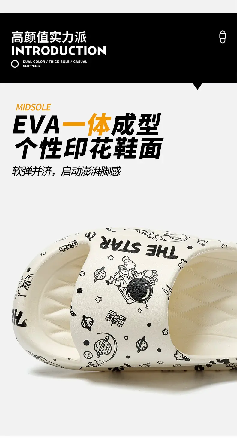 2025 Men's Super Soft Printed Sandals Summer — feature 3