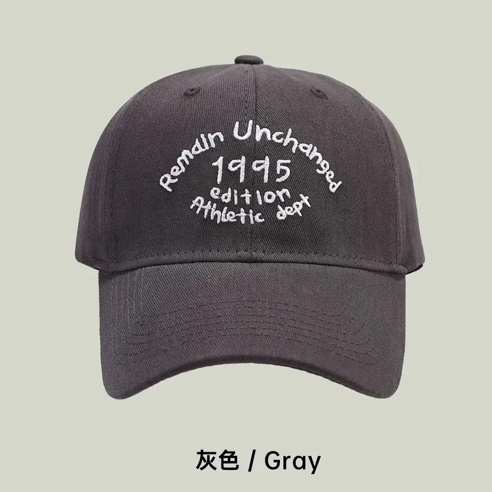 Men's Black Embroidered Peaked Baseball Cap with Curved Brim - Image 4