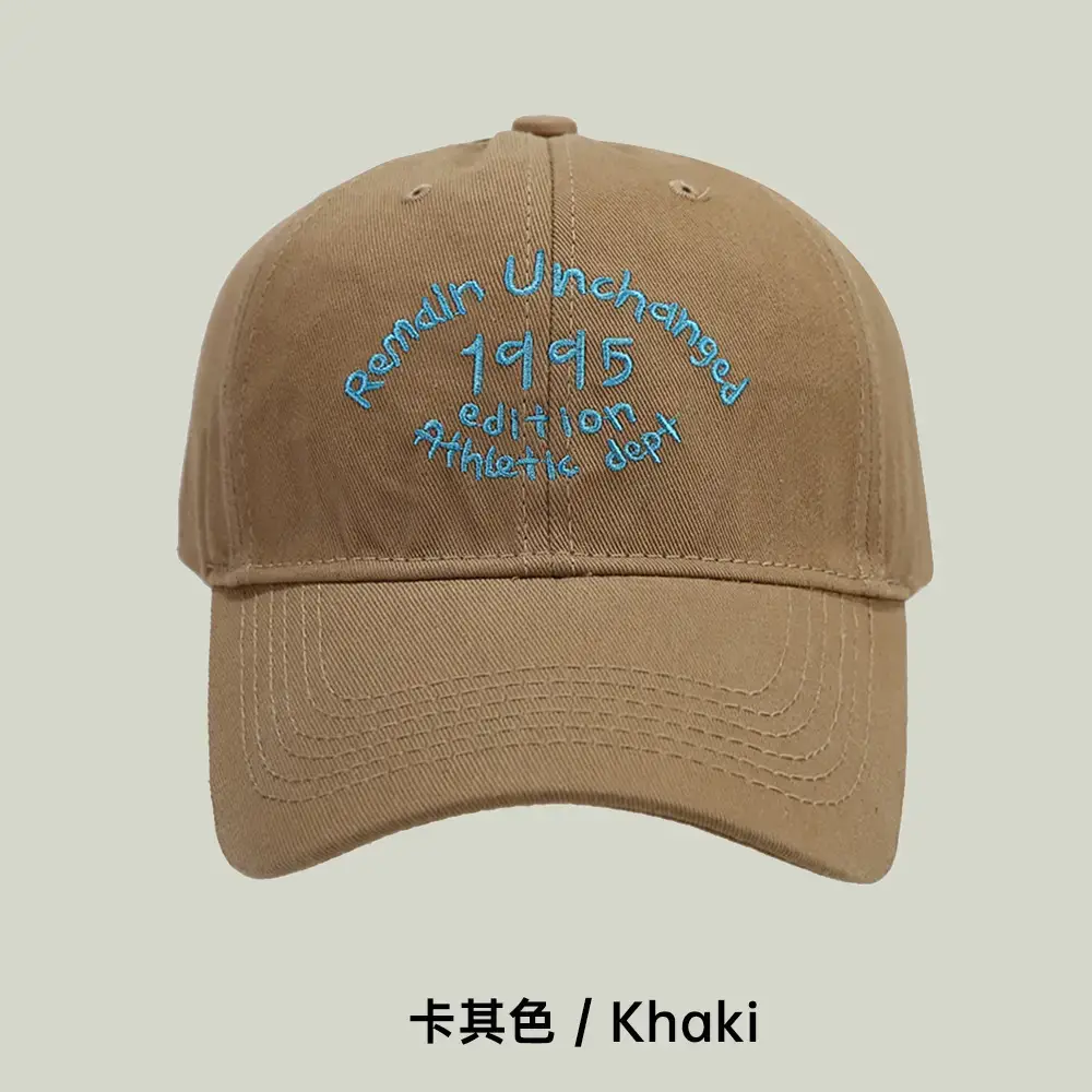 Men's Black Embroidered Peaked Baseball Cap with Curved Brim - Image 8