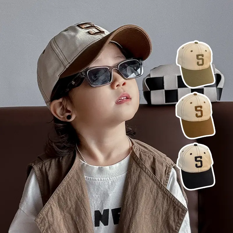 Qiunan Kids Baseball Cap with Letter Sun Hat - Image 4