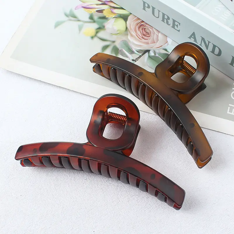 South Korea Large Curved Hair Grip Teeth Shark Clip - Image 6