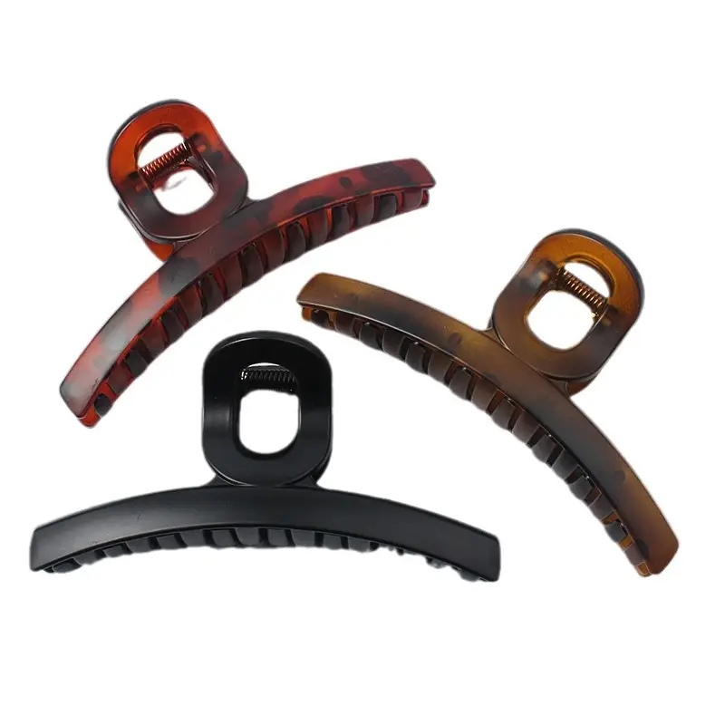 South Korea Large Curved Hair Grip Teeth Shark Clip - Image 8