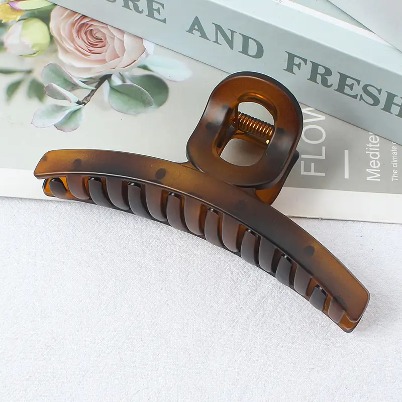 South Korea Large Curved Hair Grip Teeth Shark Clip - Image 2