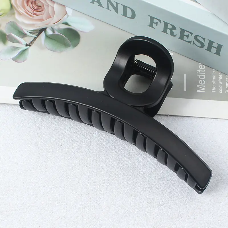 South Korea Large Curved Hair Grip Teeth Shark Clip - Image 3