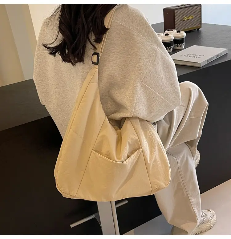 Women Crossbody Bag Olive Green Large Capacity Tote — feature 30