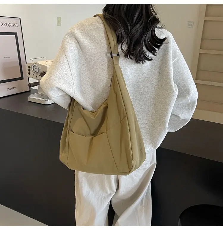 Women Crossbody Bag Olive Green Large Capacity Tote — feature 46