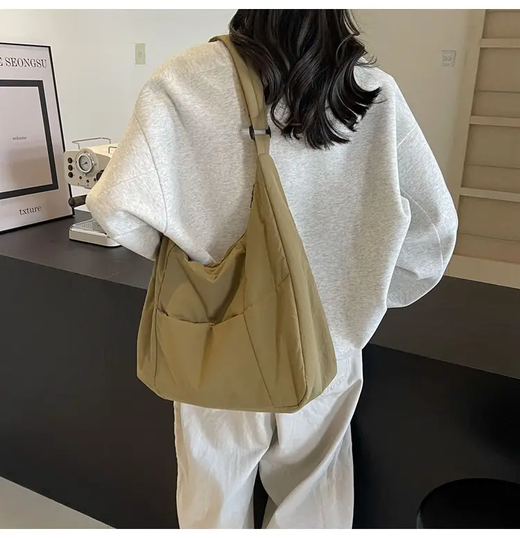 Women Crossbody Bag Olive Green Large Capacity Tote — feature 47