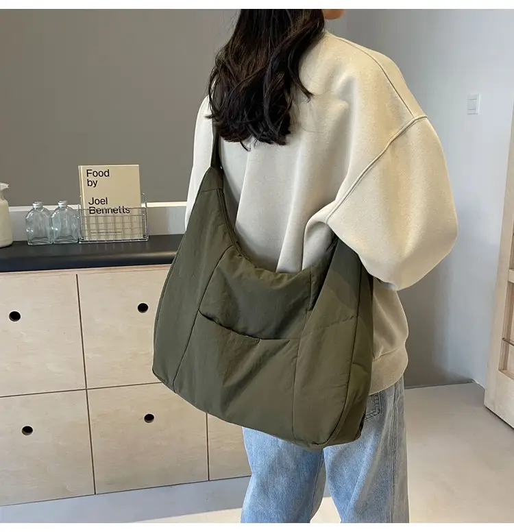 Women Crossbody Bag Olive Green Large Capacity Tote — feature 64