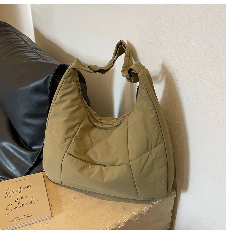 Women Crossbody Bag Olive Green Large Capacity Tote — feature 73
