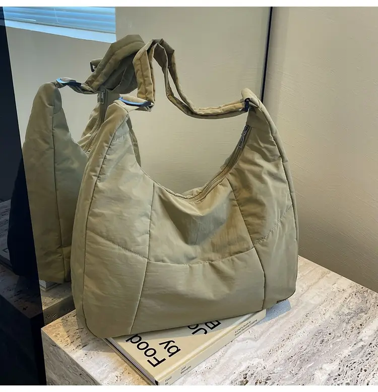 Women Crossbody Bag Olive Green Large Capacity Tote — feature 75