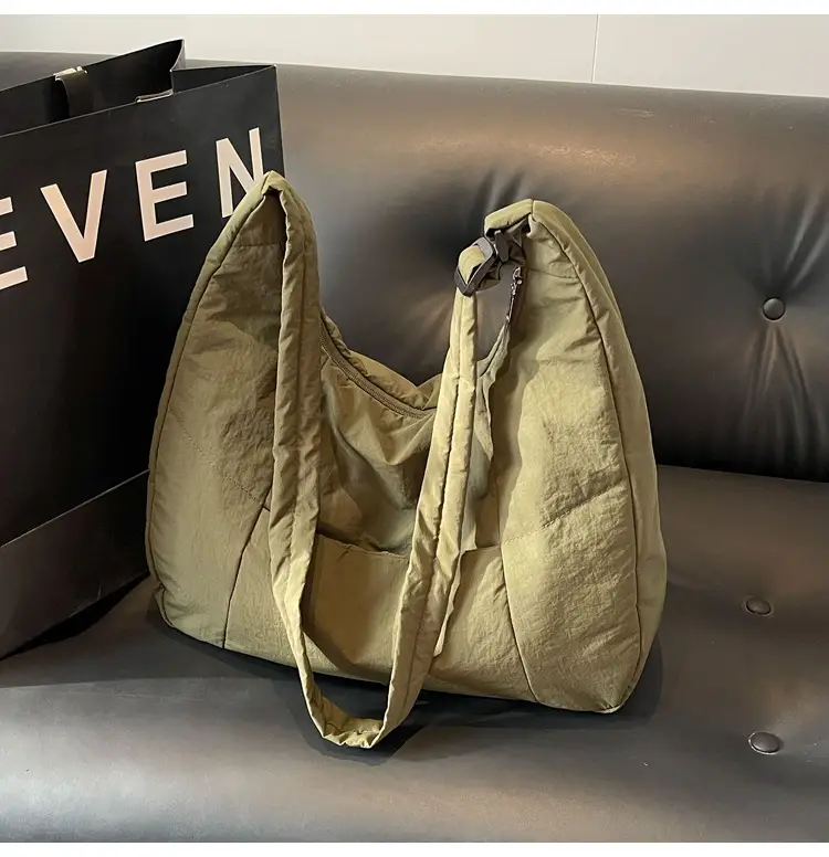 Women Crossbody Bag Olive Green Large Capacity Tote — feature 79