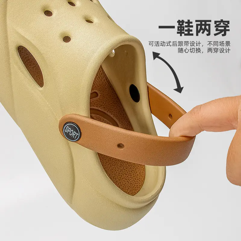 2024 Croc-Style Shoes for Women, Thick-Soled Outdoor Eva Sandals for Men, Wholesale Cross-Border, Specially Designed for Couples, Can Be Worn Outside - Image 5