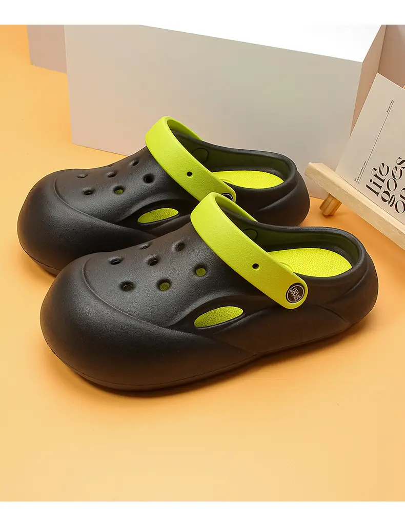 2024 Croc-Style Shoes for Women, Thick-Soled Outdoor Eva Sandals for Men, Wholesale Cross-Border, Specially Designed for Couples, Can Be Worn Outside — feature 12