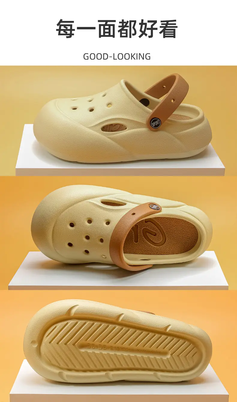 2024 Croc-Style Shoes for Women, Thick-Soled Outdoor Eva Sandals for Men, Wholesale Cross-Border, Specially Designed for Couples, Can Be Worn Outside — feature 15
