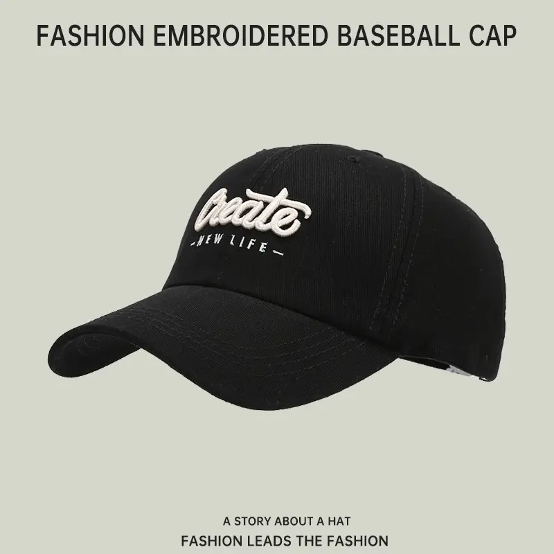 Japanese Style Embroidered Baseball Cap for Women - Image 7