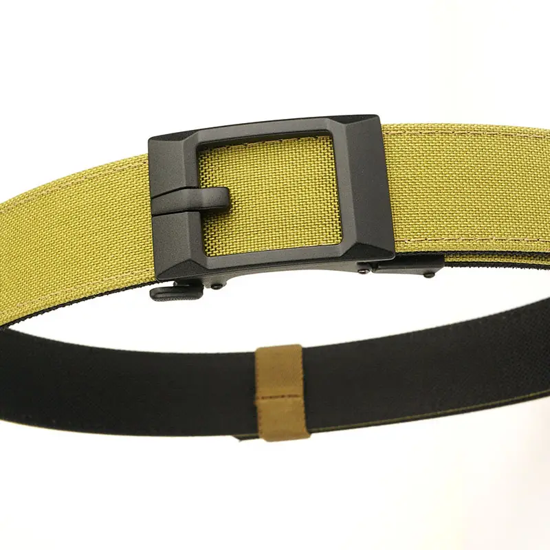 Men's Black Nylon Belt with Hardened Buckle - Image 3