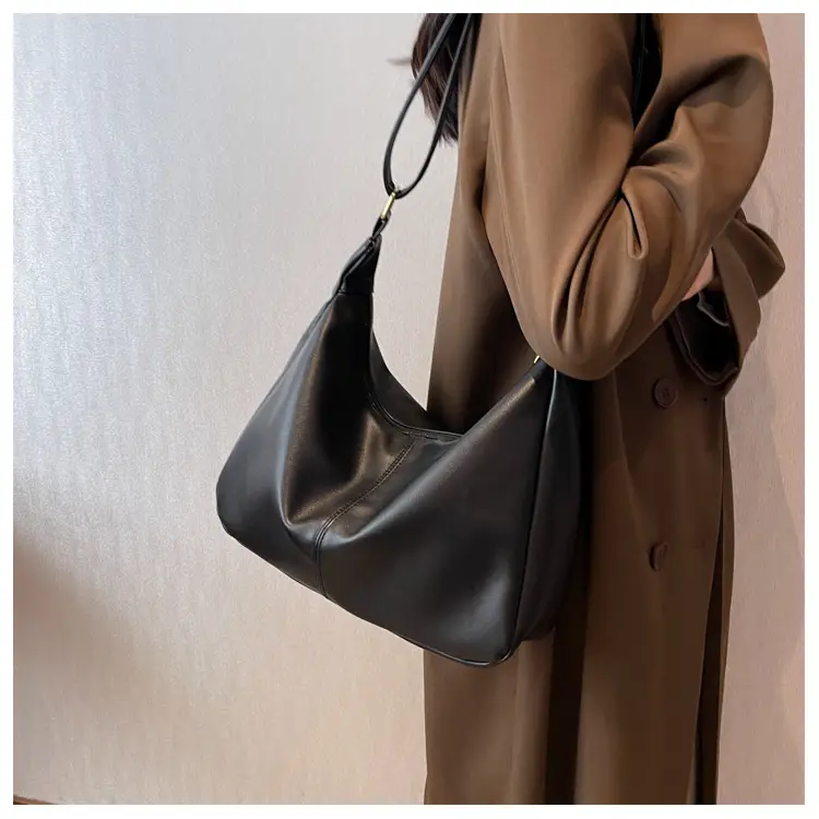 Brown Leather Shoulder Messenger Bag for Women — feature 32
